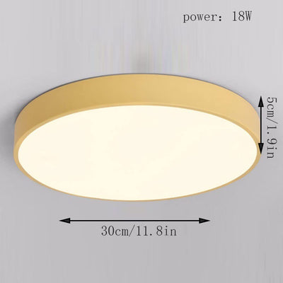 Flush Mount Round LED Ceiling Light