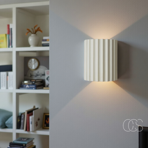 Fluted Up-Down Wall Sconce