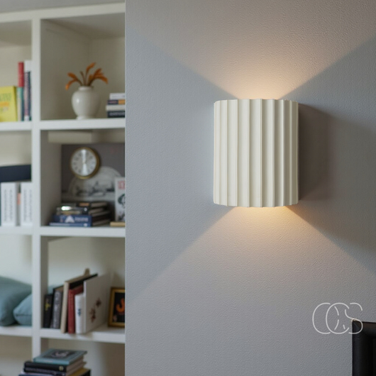 Fluted Up-Down Wall Sconce
