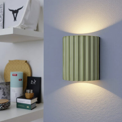 Fluted Up-Down Wall Sconce