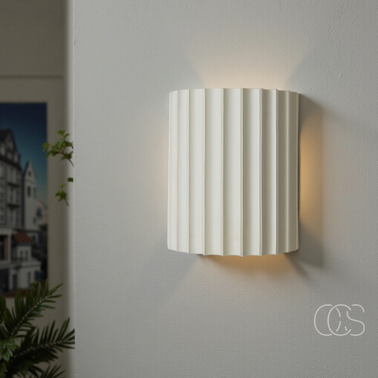 Fluted Up-Down Wall Sconce - Wit