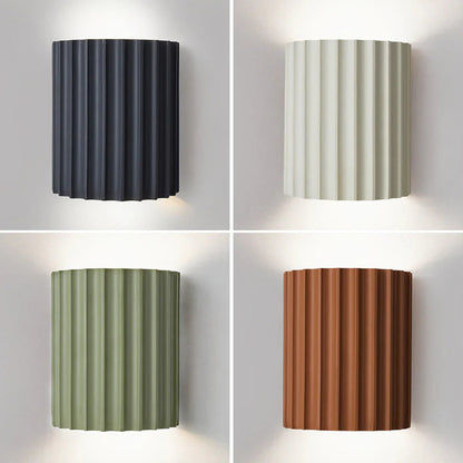 Fluted Up-Down Wall Sconce