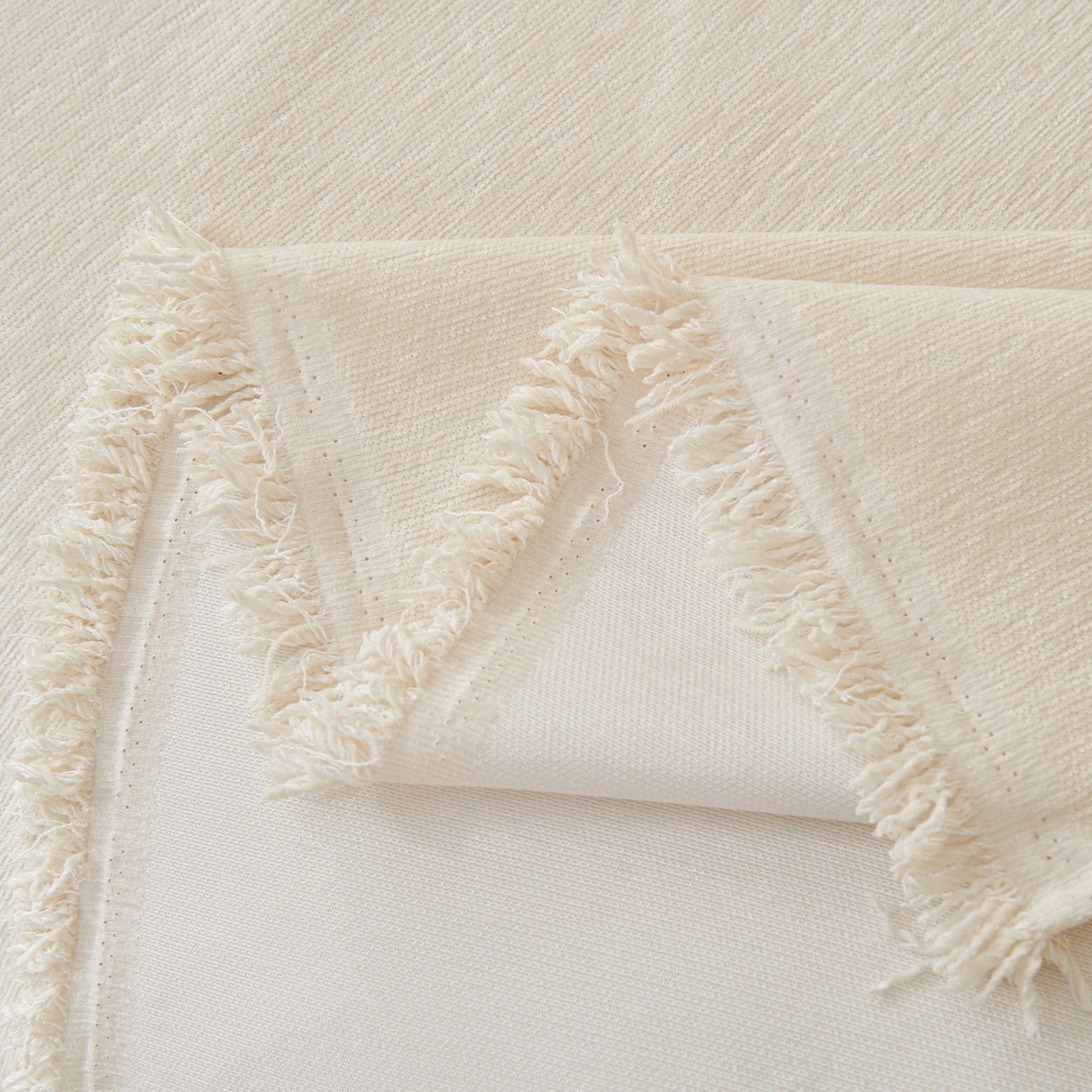 Fringed Woven Sofa Cover Throw