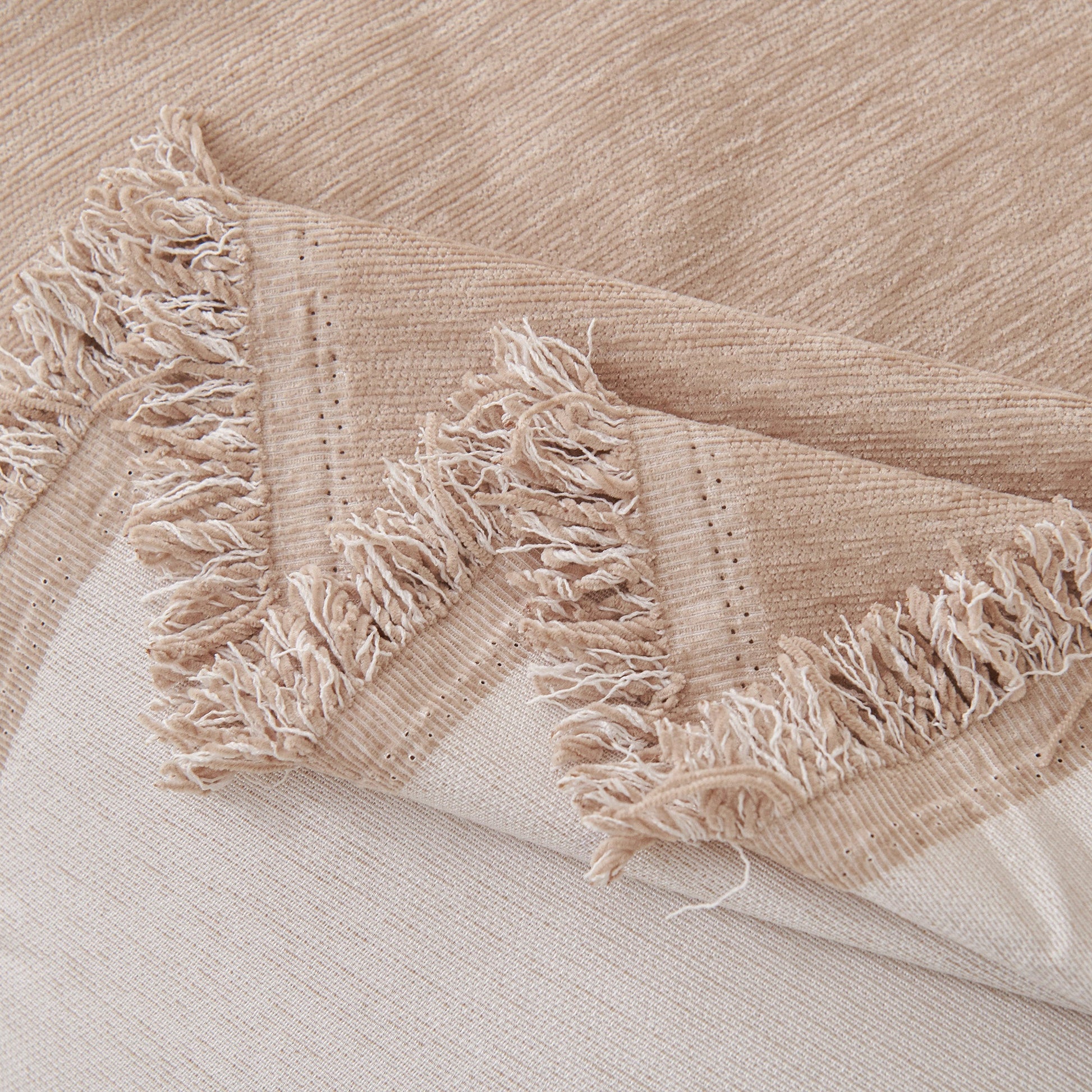 Fringed Woven Sofa Cover Throw