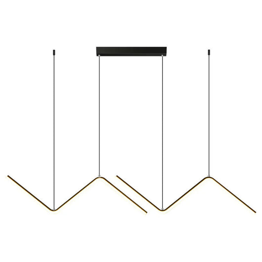 Geometric LED Zigzag Pendant Light