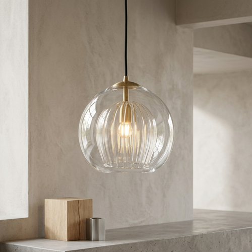 Glass Globe Pendant Light