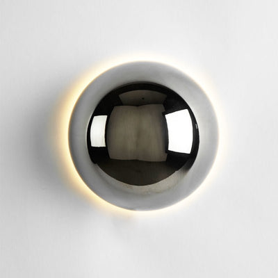 Halo Glow Sphere Wall Sconce - Chrome