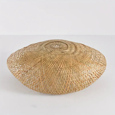 Handwoven Bamboo Pendant Light Shade