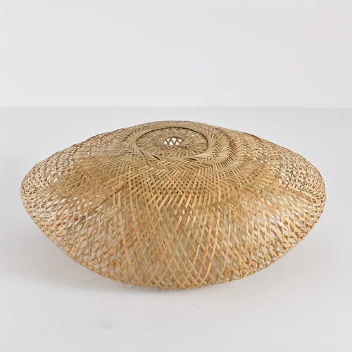 Handwoven Bamboo Pendant Light Shade