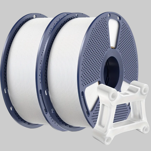 High-Strength PETG 3D Printer Filament 2-Pack - White