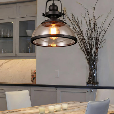 Industrial Glass Pendant Light - Default