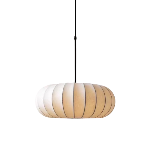 Japandi Fabric Shade Pendant Light