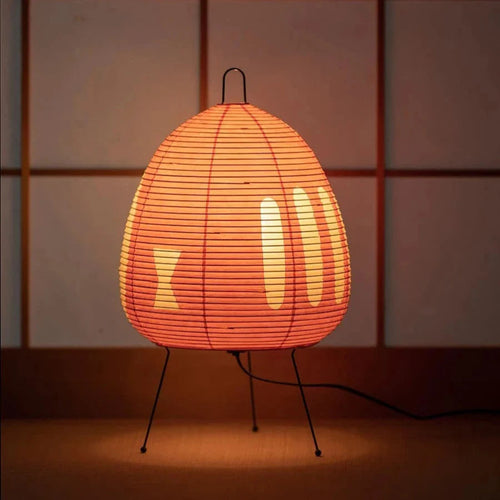 Japandi Rice Paper Table Lamp
