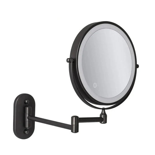 Lighted Wall-Mounted Magnifying Makeup Mirror