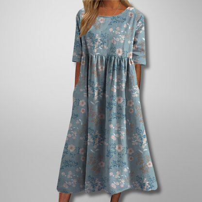 Mathilde Floral-Print Midi Dress