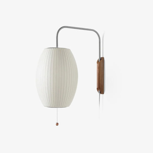 Mid-Century Plug-In Wall Sconce with Swivel Arm