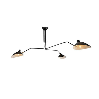 Mid-Century Sculptural Multi-Arm Ceiling Light