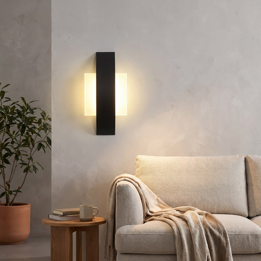 Minimalist Acrylic Sphere Wall Sconce