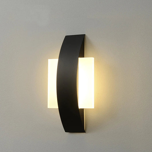 Minimalist Acrylic Sphere Wall Sconce
