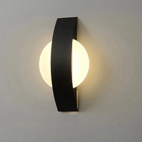 Minimalist Acrylic Sphere Wall Sconce