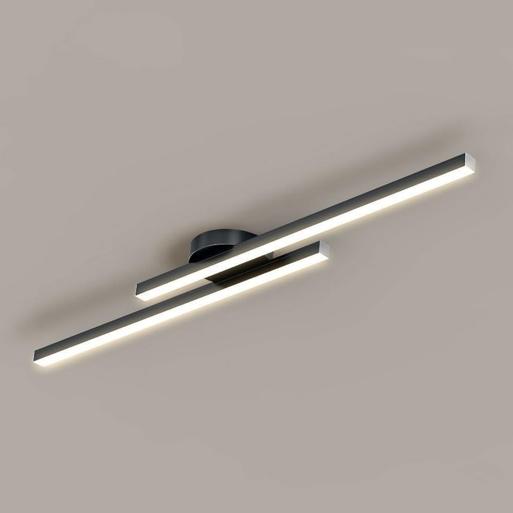 Minimalist Linear LED Flush Mount Ceiling Light