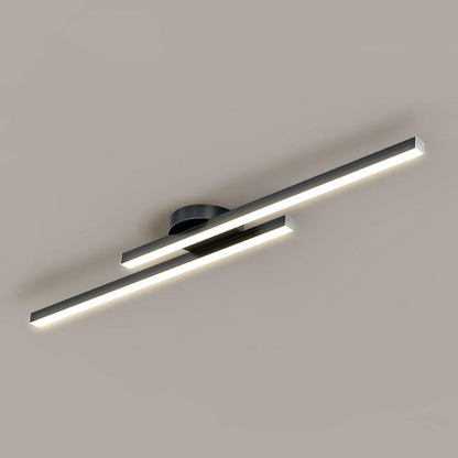 Minimalist Linear LED Flush Mount Ceiling Light
