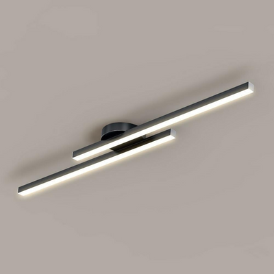 Minimalist Linear LED Flush Mount Ceiling Light