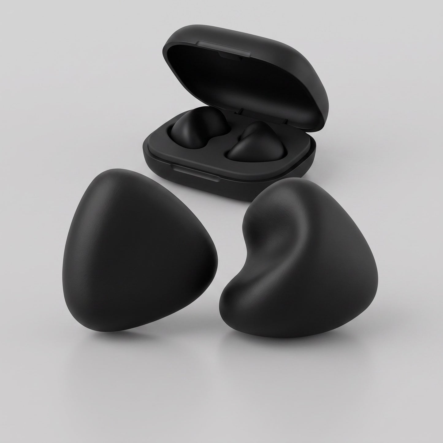Moldable Silicone Sleep Ear Plugs - Black