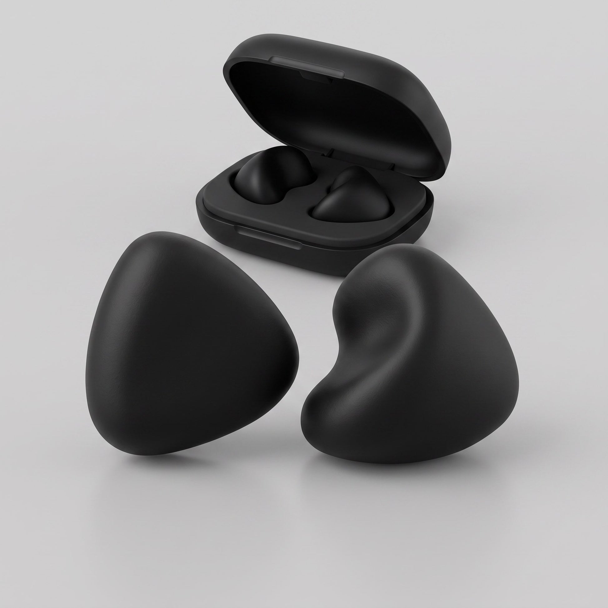 Moldable Silicone Sleep Ear Plugs - Black