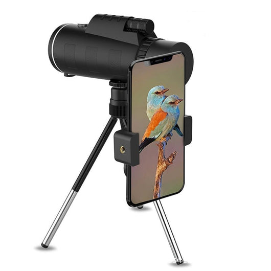 Monocular Telescope with Tripod and Phone Mount