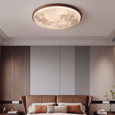 Moon Surface Flush Mount Ceiling Light