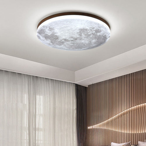 Moon Surface Flush Mount Ceiling Light
