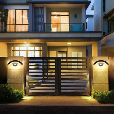 Motion-Sensor Outdoor LED Wall Sconce