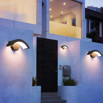 Motion-Sensor Outdoor LED Wall Sconce