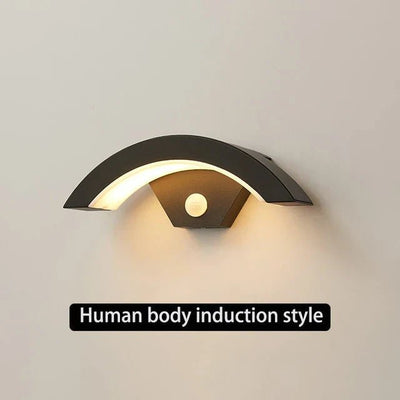 Motion-Sensor Outdoor LED Wall Sconce
