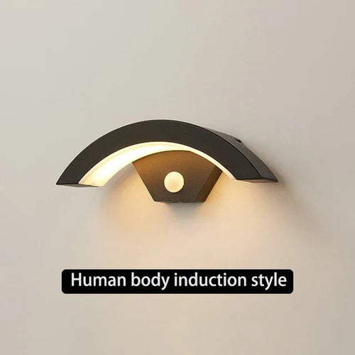 Motion-Sensor Outdoor LED Wall Sconce