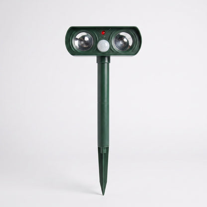 Motion-Sensor Ultrasonic Animal Repeller Stakes 4-Pack