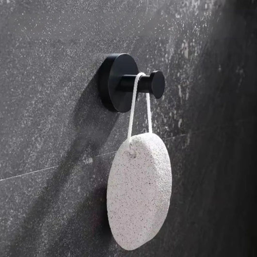 No-Drill Suction Wall Hooks 4-Pack - Matte Black