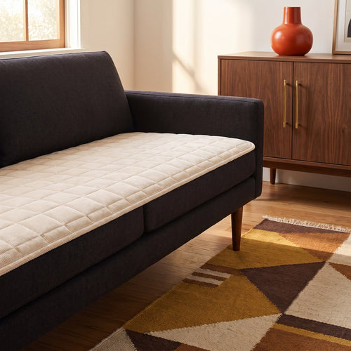 Non-Slip Quilted Sofa Cover Mat