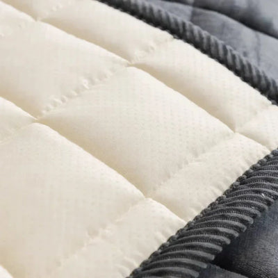 Non-Slip Quilted Sofa Cover Mat - Cream / 70x70cm