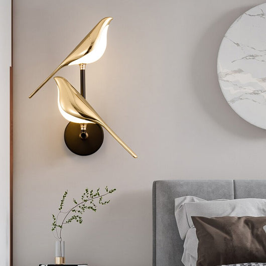 Nordic Bird LED Wall Sconce - 2 Birds wall light