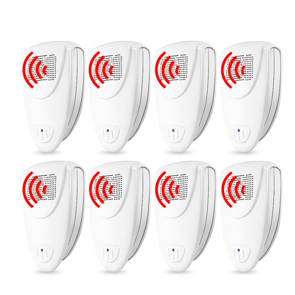 Plug-In Ultrasonic Pest Repeller 8-Pack