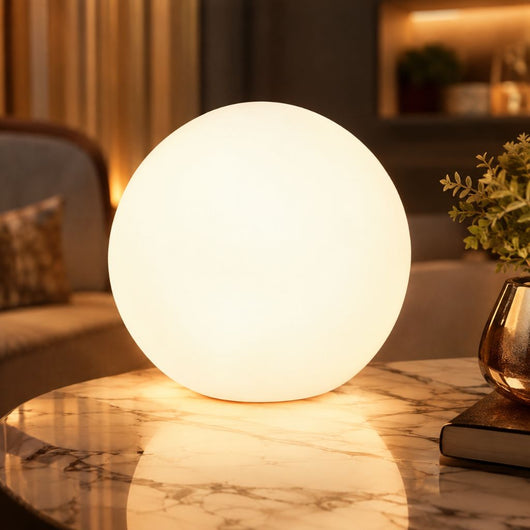 Rechargeable Color-Changing Globe Table Lamp