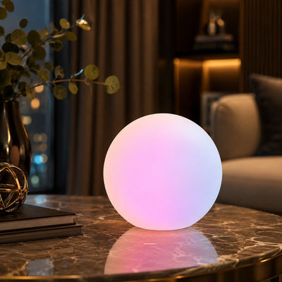 Rechargeable Color-Changing Globe Table Lamp