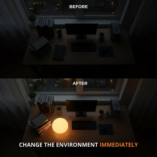 Rechargeable LED Globe Table Lamp