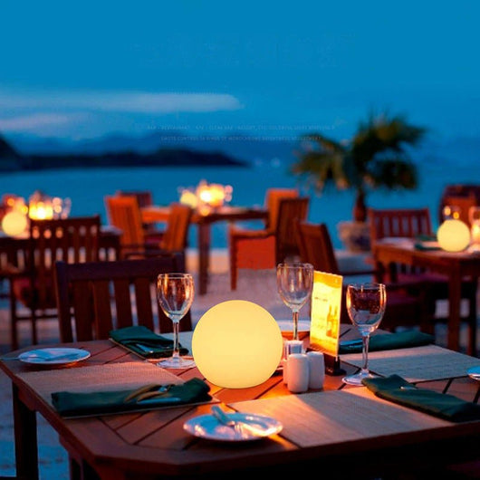 Rechargeable LED Globe Table Lamp