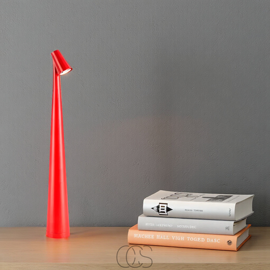 Rechargeable Minimalist Cordless Table Lamp - Rood