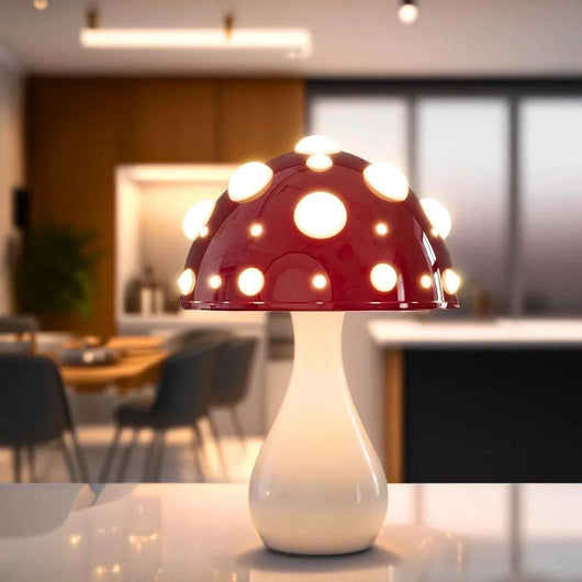 Rechargeable Mushroom Table Lamp - Large - Corded