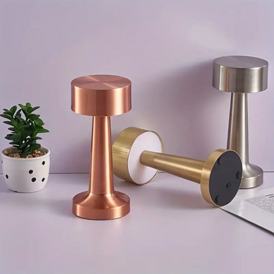 Rechargeable Touch Dimmer Metal Table Lamp