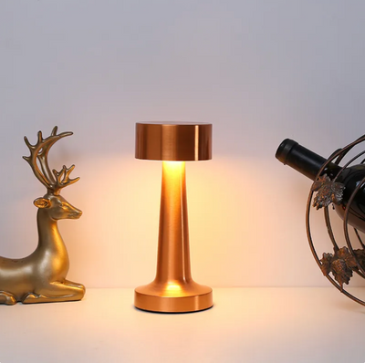 Rechargeable Touch Dimmer Metal Table Lamp